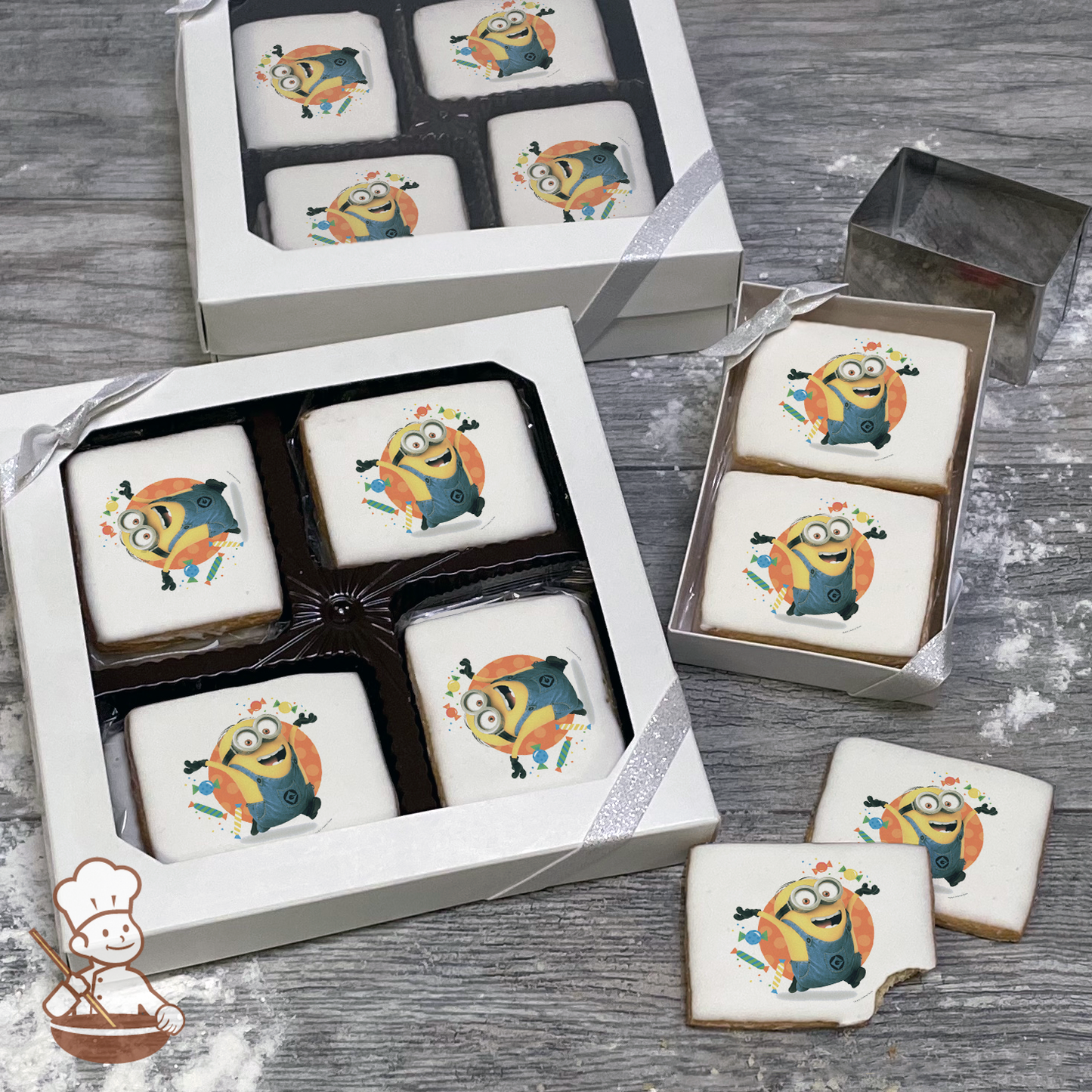 Despicable Me 3 Lets Party Cookie Gift Box (Rectangle)