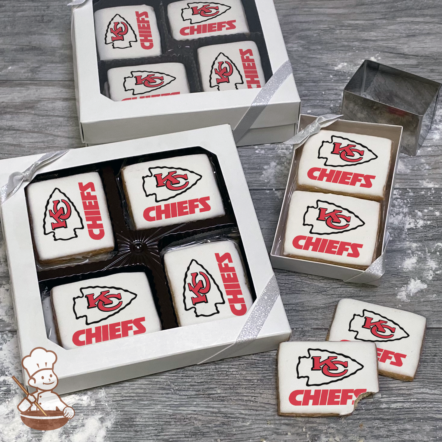 NFL Kansas City Chiefs Cookie Basket