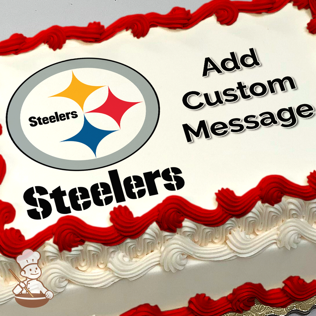 NFL Pittsburgh Steelers Custom Message Cookies