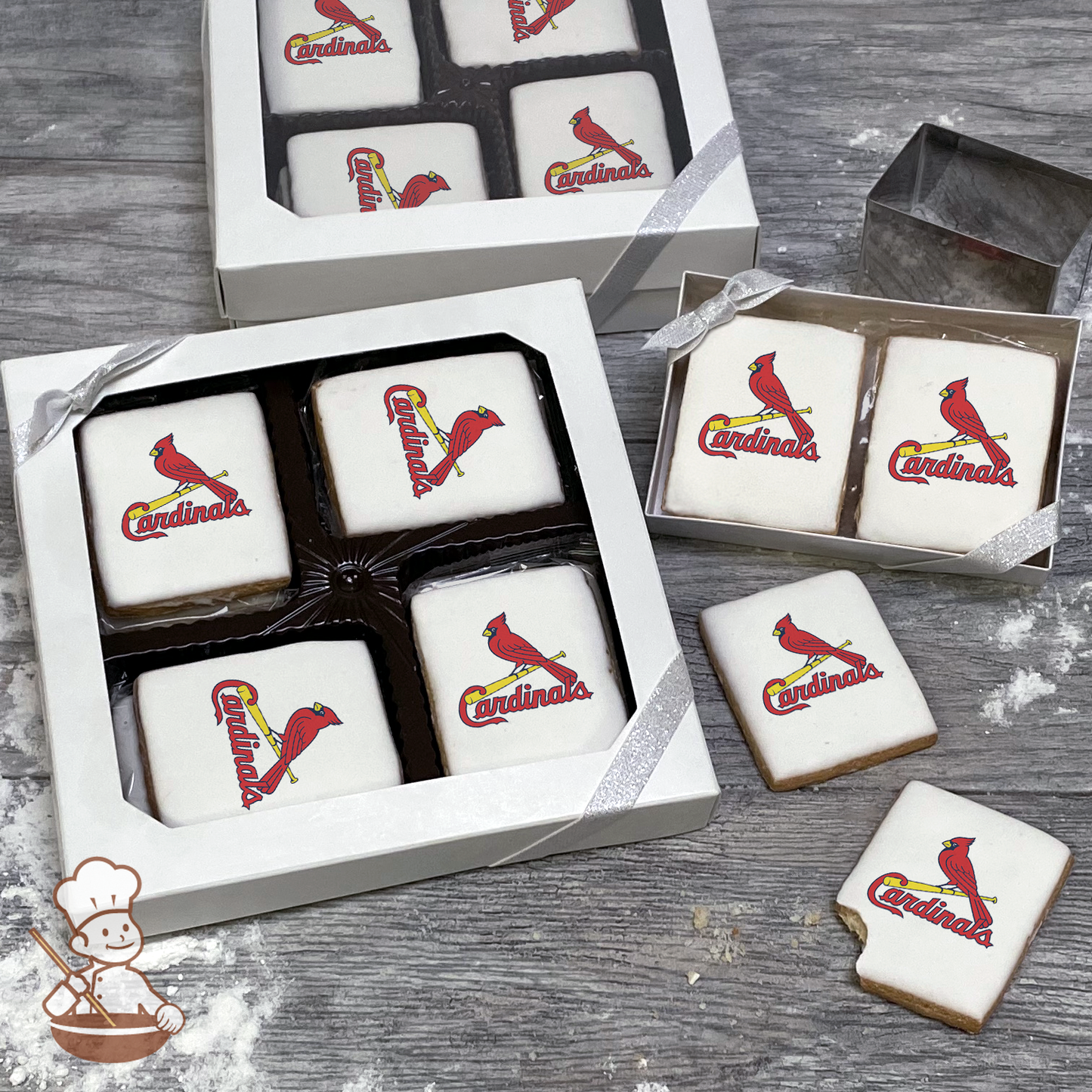 MLB St. Louis Cardinals Cookie Gift Box (Rectangle)