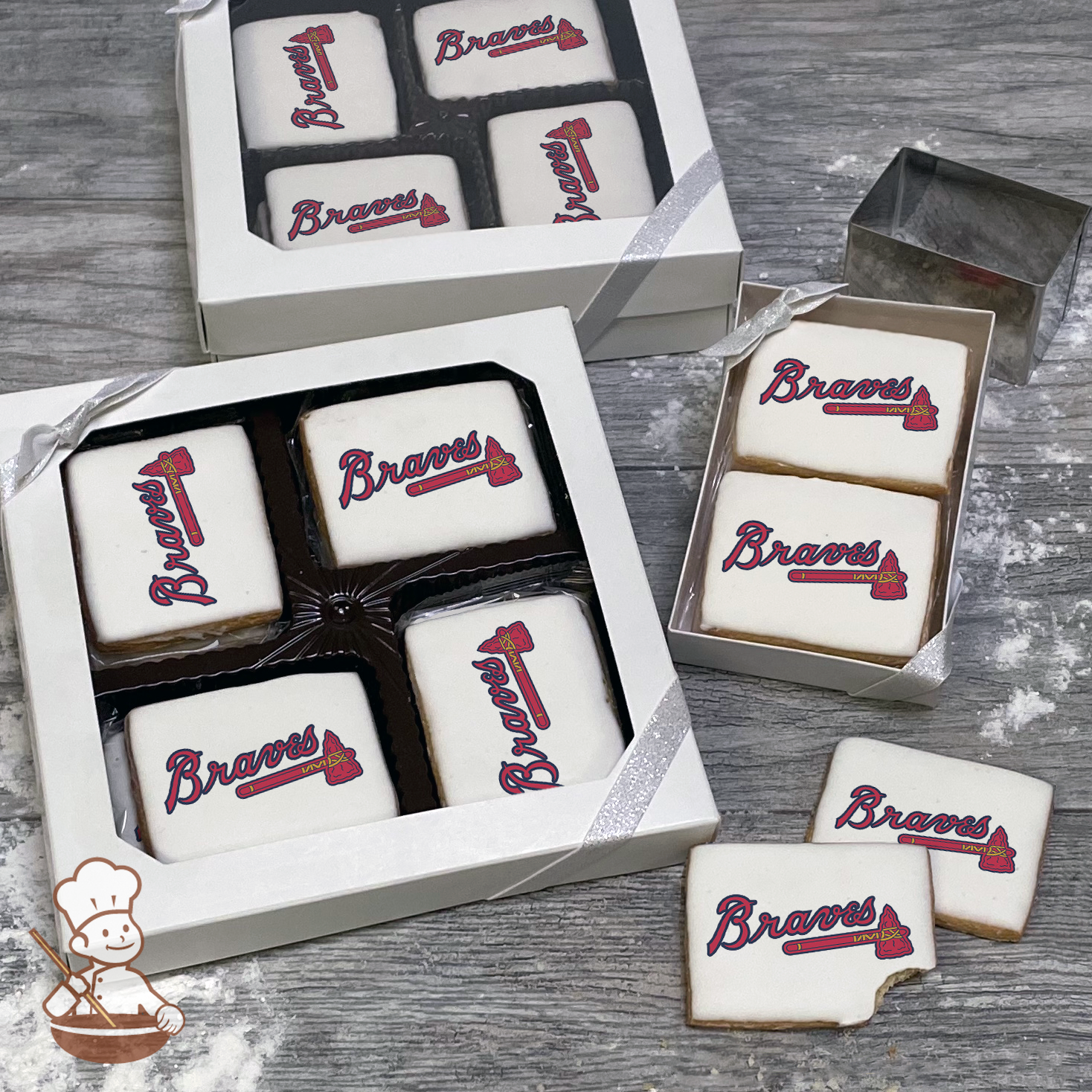 MLB Atlanta Braves Cookie Gift Box
