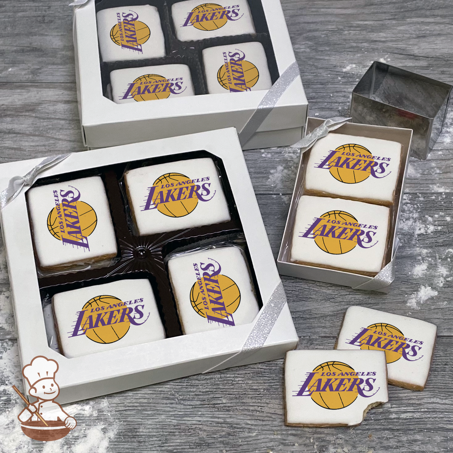 NBA Los Angeles Lakers Cookie Gift Box (Rectangle)