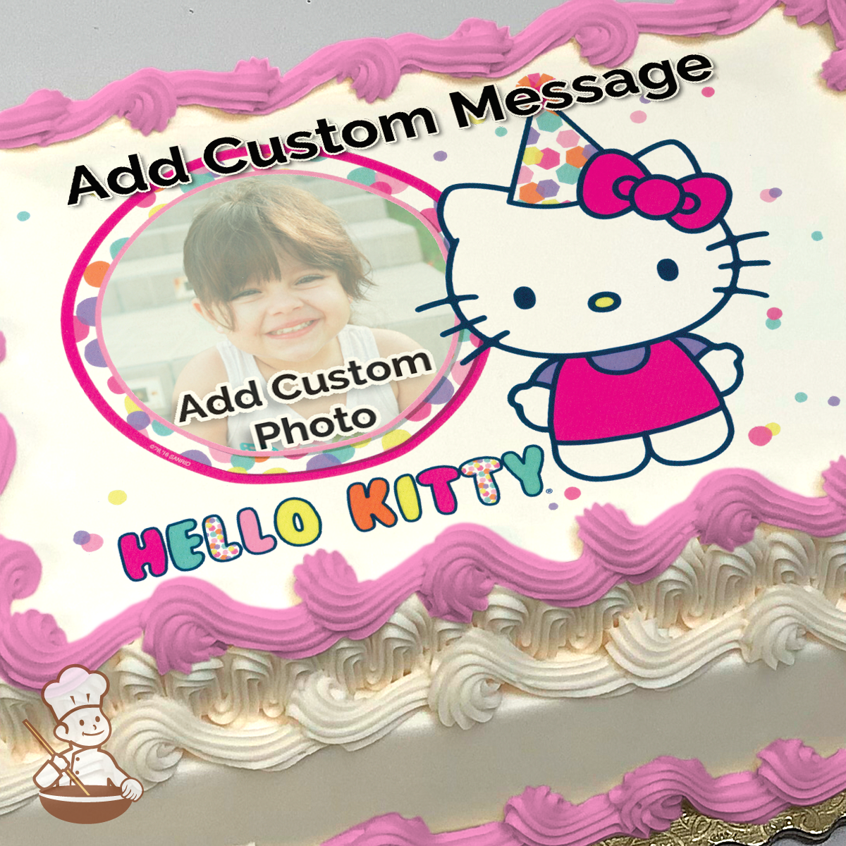 Hello Kitty Cake Topper/party Stickers/birthdays/cake - Etsy