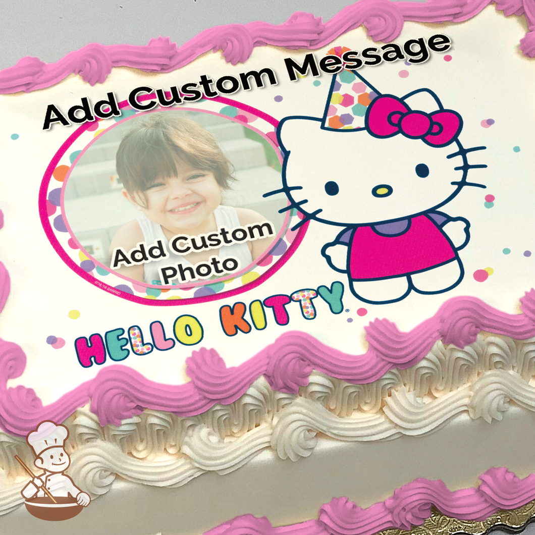 READY STCOK Hello Kitty Birthday Party Cake Decorations Cartoon Cake Topper  | Shopee Singapore