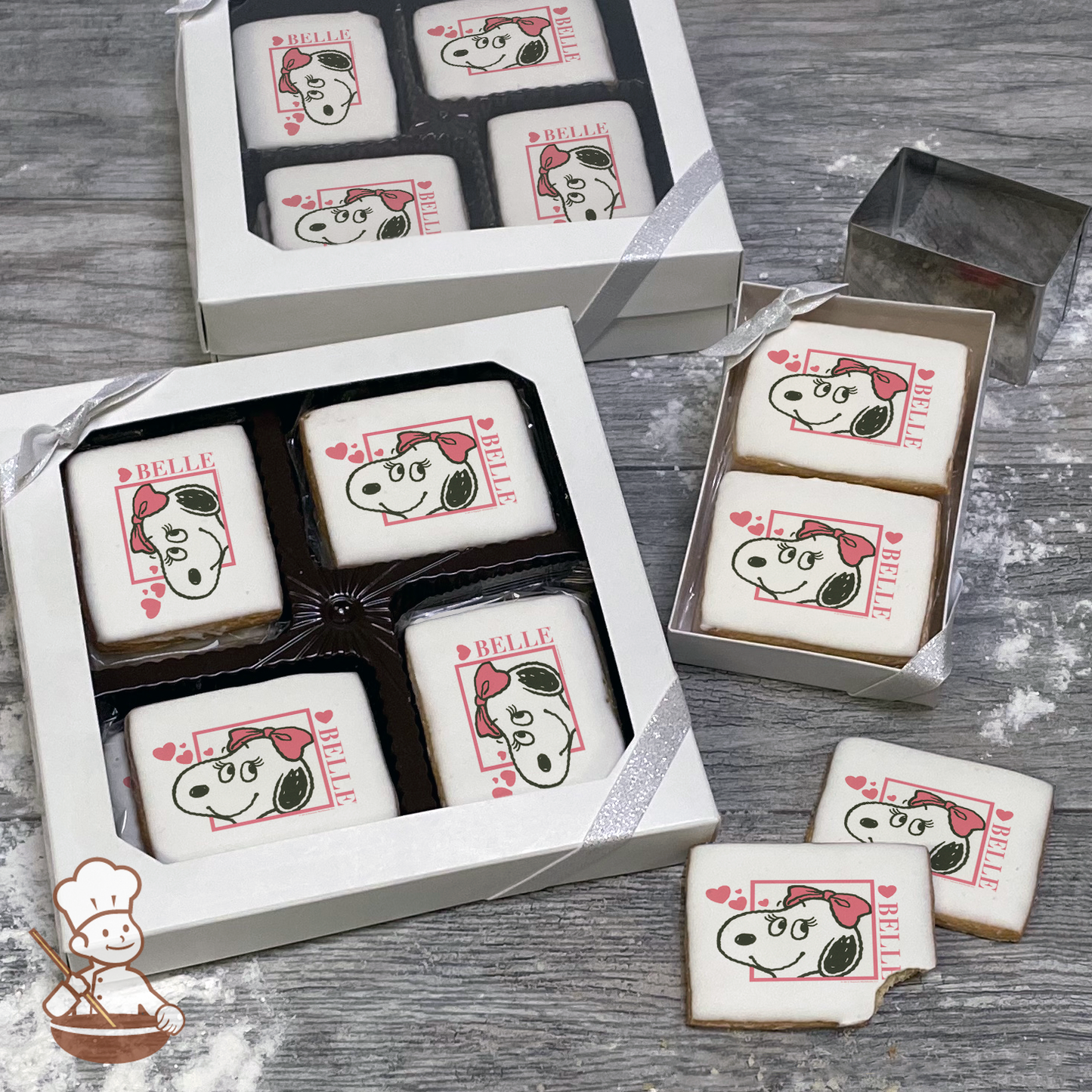 Peanuts Belle Cookie Gift Box (Rectangle)