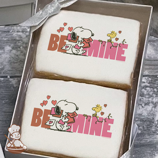 Peanuts Be Mine Cookie Gift Box (Rectangle)