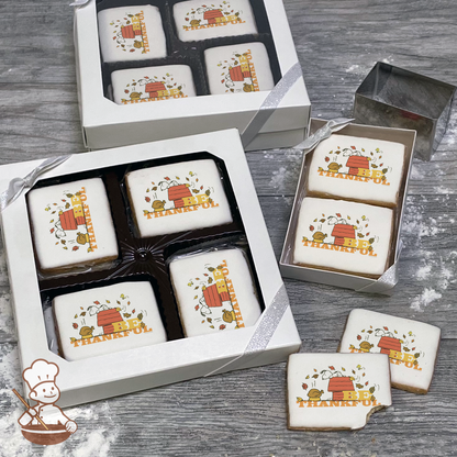 Peanuts Be Thankful Cookie Gift Box (Rectangle)