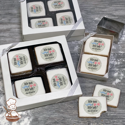 Little Man or Little Lady Cookie Gift Box (Rectangle)