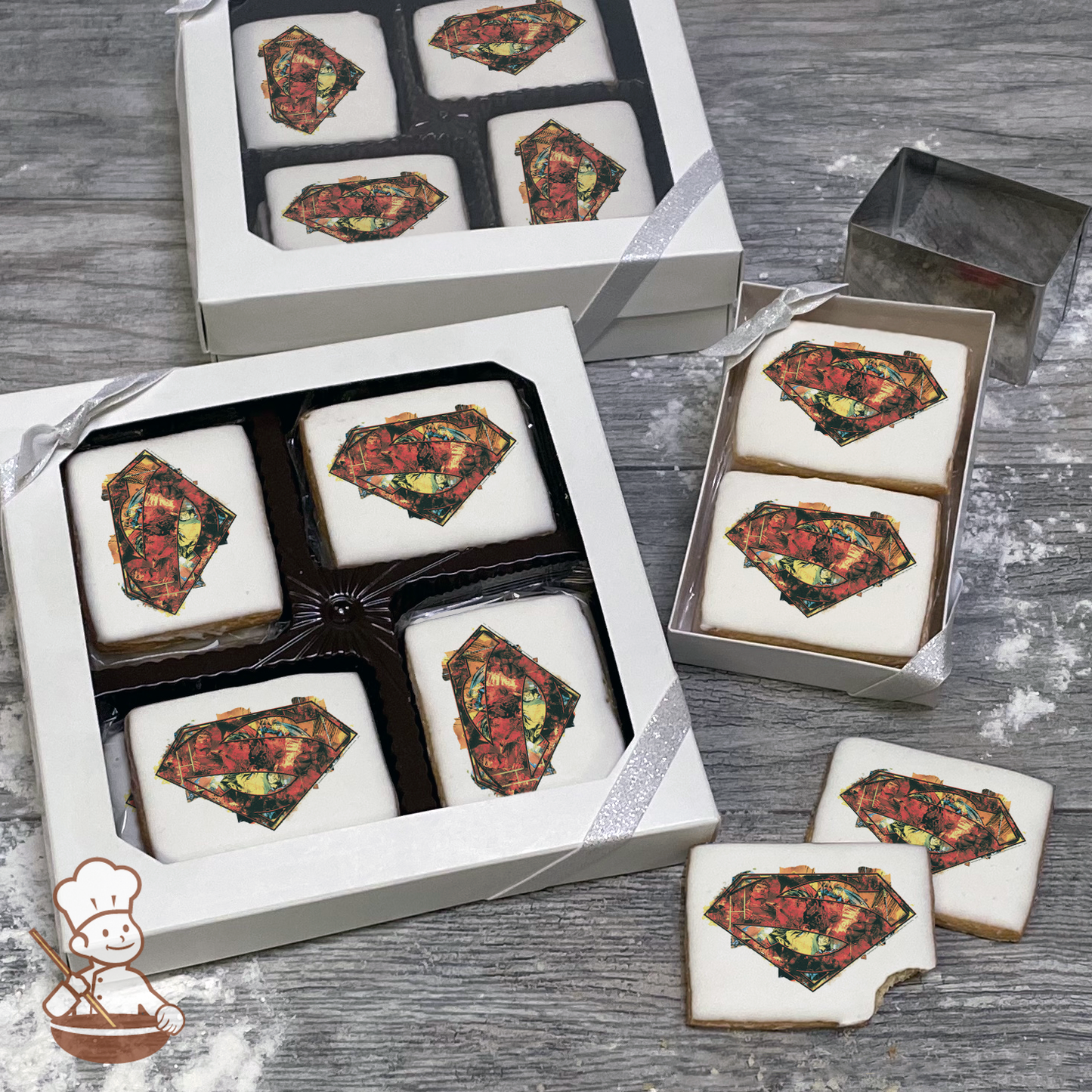 Superman Hope Cookie Gift Box (Rectangle)