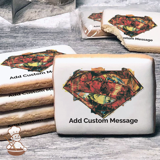 Superman Hope Custom Message Cookies (Rectangle)