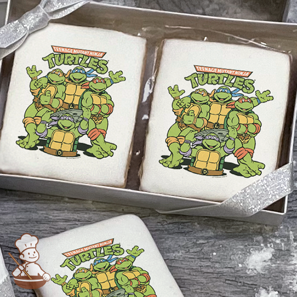 Ninja Turtles Out of the Sewer Cookie Gift Box (Rectangle)