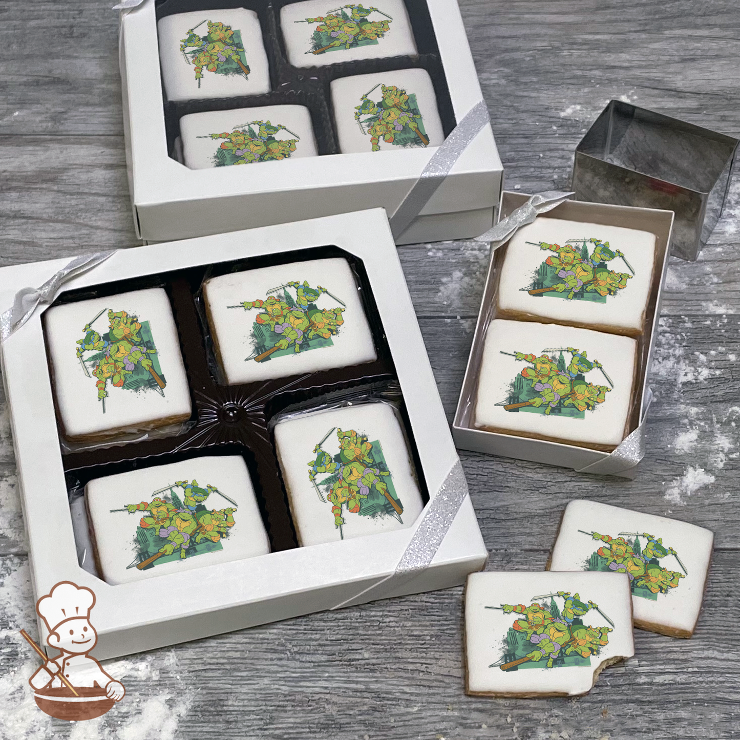 Ninja Turtles Cowabunga Cookie Gift Box (Rectangle)