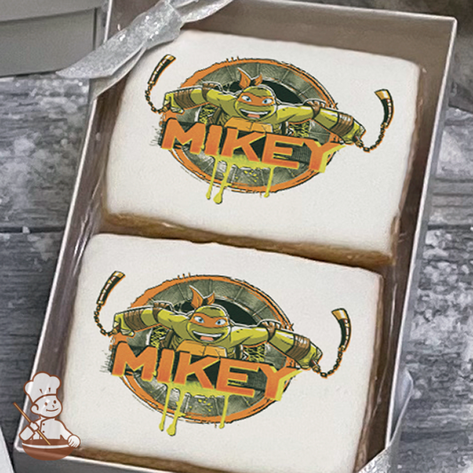 Ninja Turtles Michelangelo Cookie Gift Box (Rectangle)