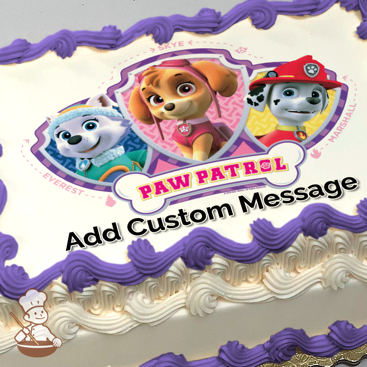 PAW Patrol Chase Custom Photo Cake | Freedom Bakery
