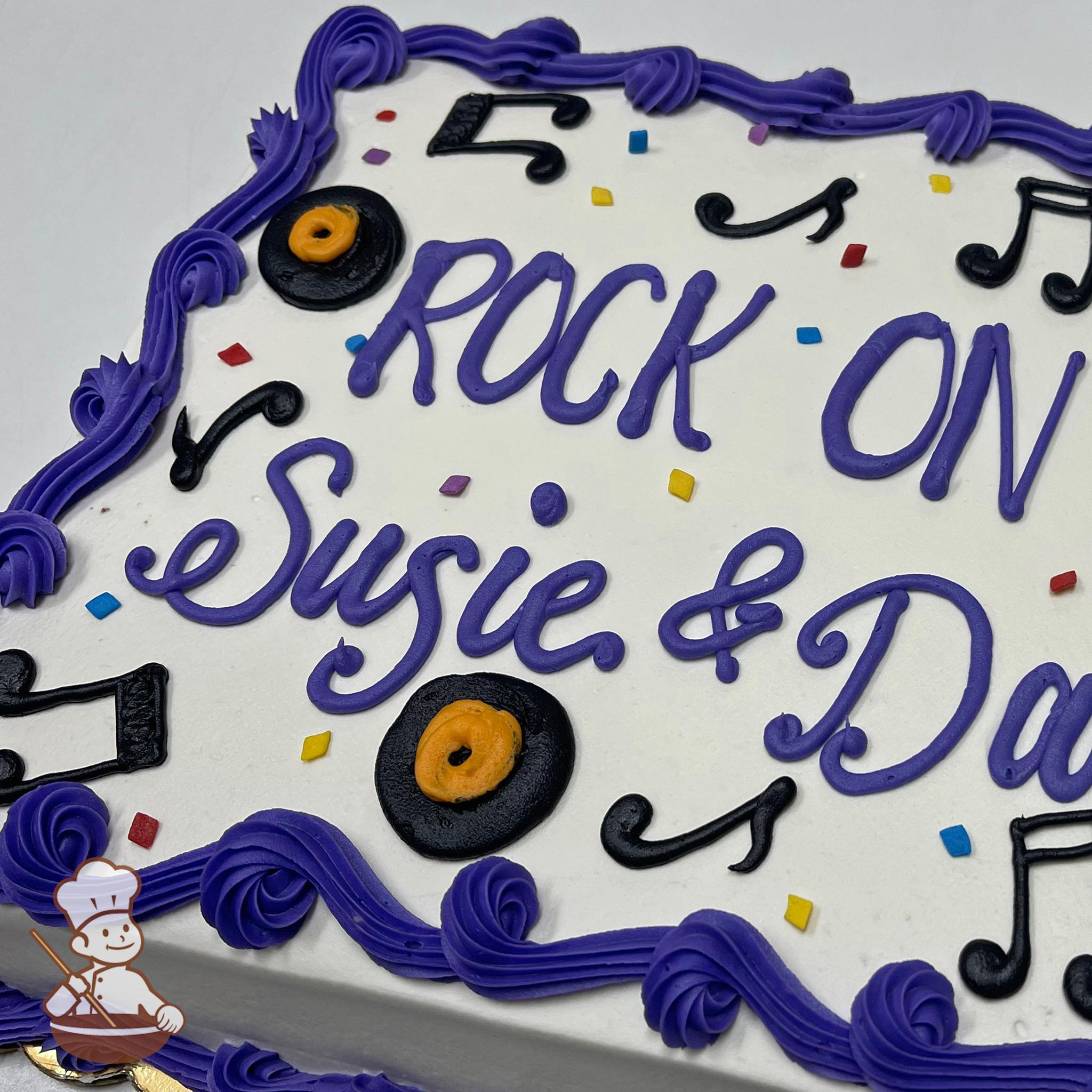 Music Notes Cake Topper Muffin Cupcake Party Decoration Edible Birthday  Guitar | eBay