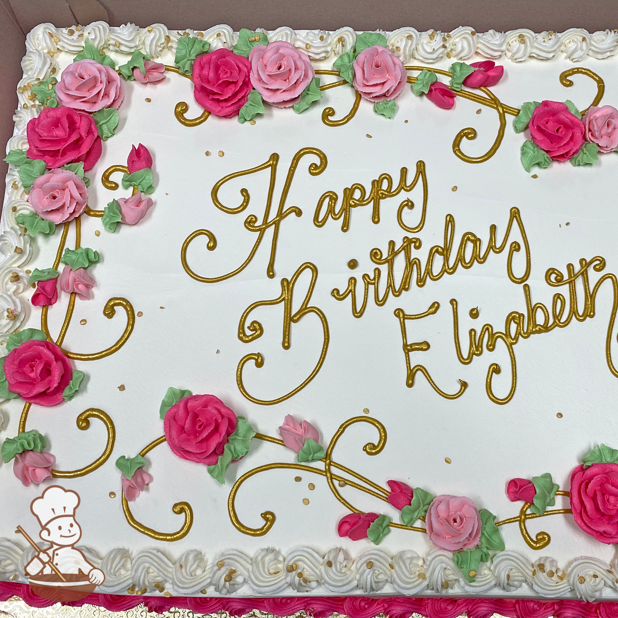 Pink Rose Gold Cake with balloons - Birthday Cake Delivery to Dubai - Order  ONLINE – The Perfect Gift® Dubai