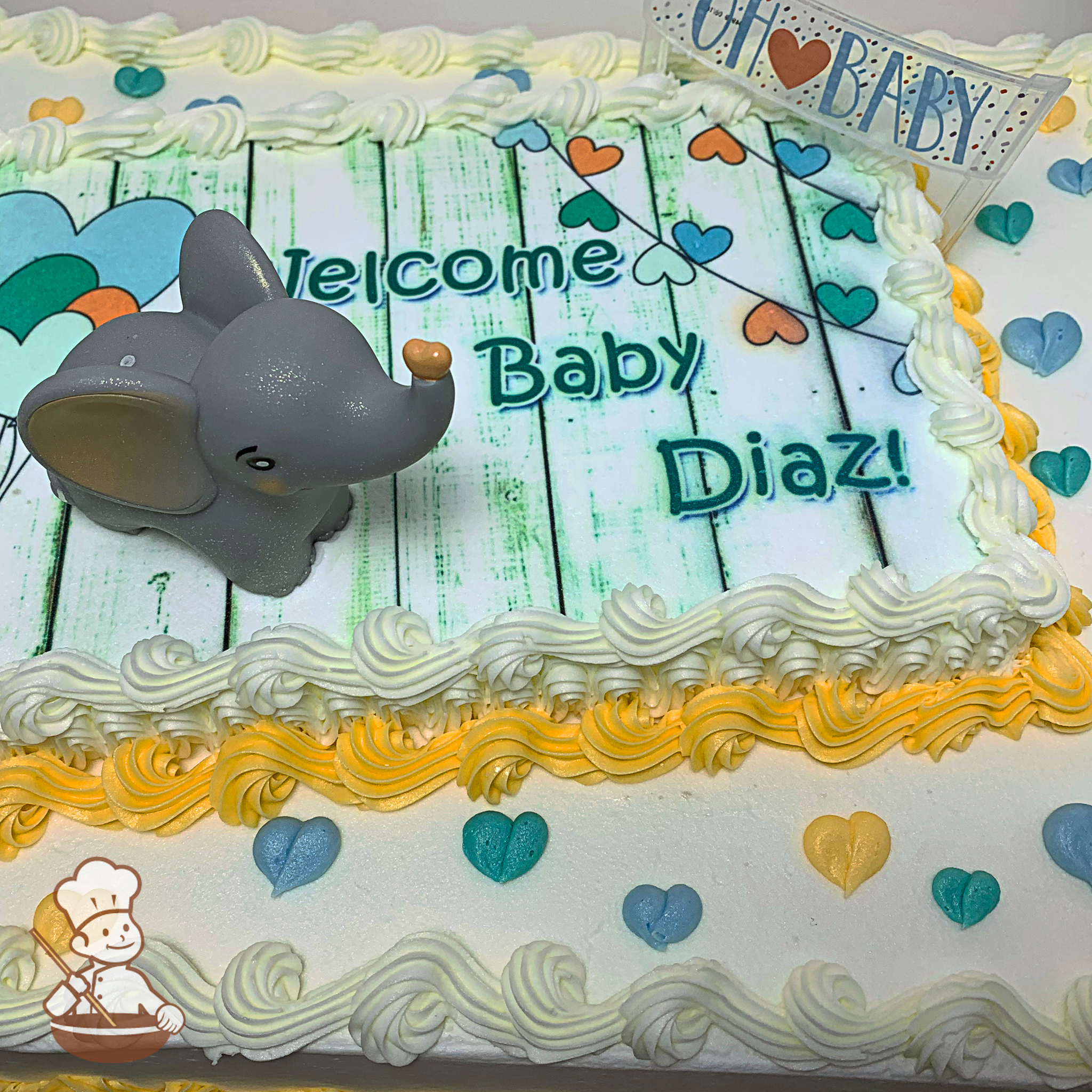 Elephant Theme Birthday Cake - Wishingcart.in